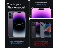 SPIGEN GLAS.TR "GRŪDINTAS STIKLAS EZ FIT" 2 PAKUOTĖS IPHONE 14 PRO CLEAR
