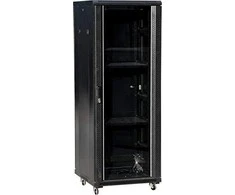 Q Lantec ALAN Spintelė rakinama, vienos dalies A-LAN SS-42U-600-600-01-C (42U, 19', 2050mm / 600mm / 600mm, stovimas, Pilnas, Stiklas, Atidaromas,