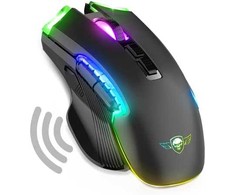 Spirit Of Gamer ELITE M70 RGB Belaidė pelė žaidimams Juodas