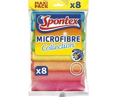 Su mikropluošto šluostės SPONTEX