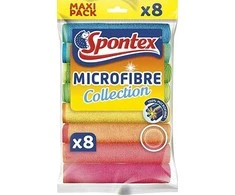Su mikropluošto šluostės SPONTEX
