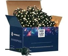 Kalėdinės girliandos Springos 500 LED 31,5 m šiltai baltos