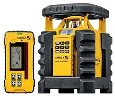 Lazerinis rotacinis nivelyras LAR 350 + trikojis + liniuotė, Stabila