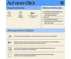 Hewlett Packard (HP) HP LaserJet Pro 3002dn Spausdintuvas Mono Duplex laser A4 1200x1200dpi 33ppm 250sheets USB LAN
