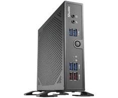 Kompiuteris Shuttle SHUTTLE Barebone XPC slim DS50U5 Intel Core i5-1335U 2xSODIMM DDR4 2xM.2 1xSATA 1xHDMI 1xDP 1xVGA Juodas