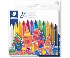 Vaško pieštukai Staedtler, 24 spalvos