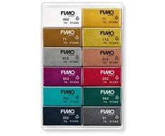 Fimo Mod.masse Effect Sparkle komplektas 12 Glitter retail