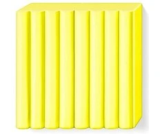 Fimo Vizuali masė Termoreaktyvus poveikis neon geltona 57g