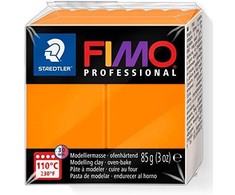 Modeliavimo masė - Fimo Professional - Oranžinė - 85 g - Kietėja krosnyje - Lengva apdoroti