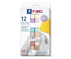 FIMO – minkštas rinkinys 12x25g – pastelė (8023 C12-3)