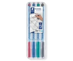 Staedtler STAEDTLER Folienstift Limocolor teisinga M 4ST