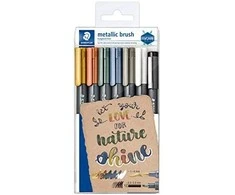 Staedtler Flamaster šepetys 6 + 1 spalvų STAEDTLER