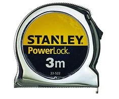 STANLEY RULETĖ 3mx19mm MICRO POWERLOCK KORTELĖ