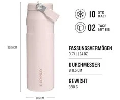 Gertuvė STANLEY ICEFLOW FLIP STRAW (0.7l)