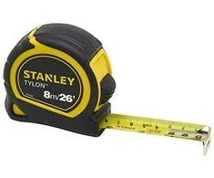 Stanley Tylon ruletė su plastikiniu korpusu, 8 m – 26 pėd. / 25 mm [k]