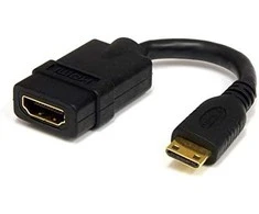 AV adapteris StarTech HDMI mini - HDMI juoda (HDACFM5IN)