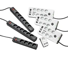 Eaton PS4F viršįtampių ribotuvas 4 AC išvestis(ys / čių) 220 - 250 V Juoda, Balta 1 m