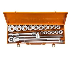 Klucze Antgalių rinkinys Neo 3/4", 21 vnt