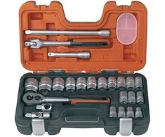 1/2" Galvučių rinkinys 10-32mm. 24vnt. Bahco