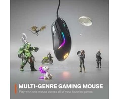 Žaidimų pelė SteelSeries Rival 5, Juodos spalvos