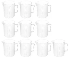 Steinberg Systems Plastikinė laboratorinė stiklinė su 1000 ml gradacija - 10 vnt.