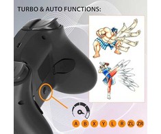 Subsonic belaidis LED valdiklis, juodas – „Nintendo Switch“