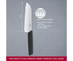 Victorinox Swiss Modern Santoku juoda 17 cm