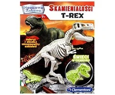 Jaunojo archreologo rinkinys Clementoni T-REX, šviečia tamsoje
