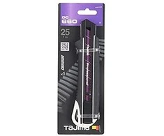 Tajima Trading Aps Tajima DORA gumuotas peilis laužomomis 25mm Razar Juodas geležtėmis ir automatiniu fiksatorium