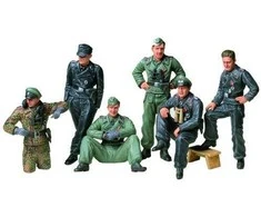 Tamiya vokiečių tanko įgulos figūrėlės, 1/35, 35201