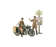 Tamiya BSA M20 britų motociklas su karo policija 1/35 plastikinis modelis