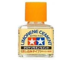 Tamiya limoneno klijai, citrinos kvapo, ypač skysti, 40 ml (87134)
