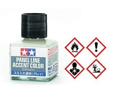 Tamiya Panel Line Accent Color – pilka 40 ml (87133)