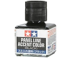 Tamiya - Panel line accent color Juodas, 40ml, 87131