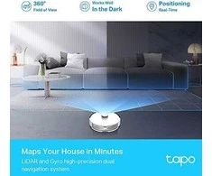 Dulkių siurblys - robotas TP-Link Tapo RV30, Baltas