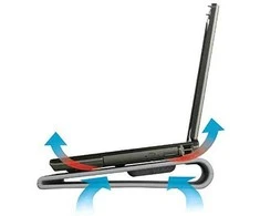 Targus | Notebook Cooling Pad iki 17” | Juodas/Pilkas | 319 x 380 x 54 mm | 950 g