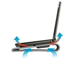 Targus | Notebook Cooling Pad iki 17” | Juodas/Pilkas | 319 x 380 x 54 mm | 950 g