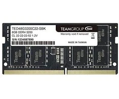 RAM TEAM GROUP Elite 8GB DDR4 3200MHz SODIMM CL22 1.2V