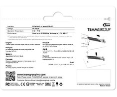 TEAM GROUP MP33 Pro 1TB PCIe Gen3 x4 NVMe M.2 SSD 2100/1700 MB/s