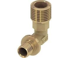 Tece Nypel perėjimo kampas GZ 16x1 / 2 "žalvaris - 707516