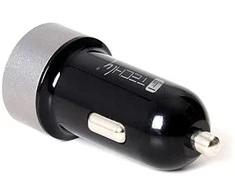 TECHLY Car Charger 2p USB 5V su 4.8A išėjimu Juodas