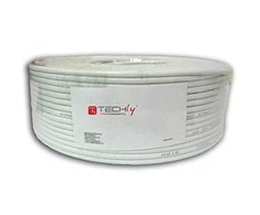 Techly Pro TechlyPro U/UTP Cat6 tinklo kabelis 4x2 vyta pora, 100% varis 100m pilkas
