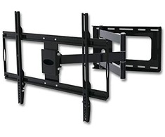 Laikiklis Intracom Manhattan TECHLY Wandhalterung fuer LCD TV 81,28cm bis 177,80cm Tragklast bis 45Kg Slim Juodas Ausziehbarer Arm bis zu 688mm