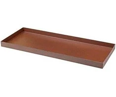 Lauko baldų komplektas Teraplast Italija Teraplast 100x40cm lėkštelė Schio Sottocassa 100 antracito spalvos