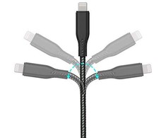 USB kabelis TerraTec USB- C - Žaibas 2 m juoda (106954)
