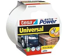 Tesa extra Power Universal 10m 50mm baltas