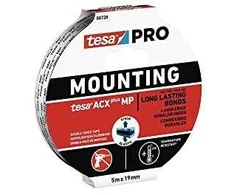 Solar Plus Tesa Mounting PRO ACX+ 66728-00001-00 Montageband Juodas (L x B) 5 m x 19 mm 1 St. (66728-00001-00)