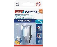 Tesa Juostelės Power-Strips, vandeniui atsparios, 6 vnt.
