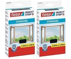 TESA MOSKITIERA OKIENNA BALTA 1,3m x 1,5m STANDARD
