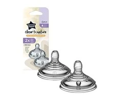 TOMMEE TIPPEE Natural Start žindukas lėtos srovės CLOSER TO NATURE, su sterilizavimo funkcija 2 vnt., 42458401